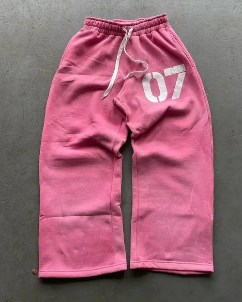 Y2K Retro Straight Pants Tracksuit Streetwear Pants Personalized Pant