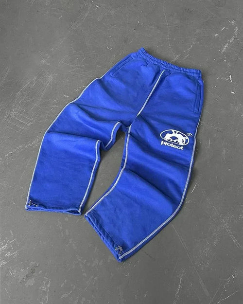 Y2K Retro Straight Pants Tracksuit Streetwear Pants Personalized Pant